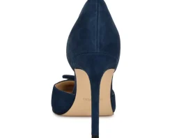 Nine West Frolly Navy Suede New