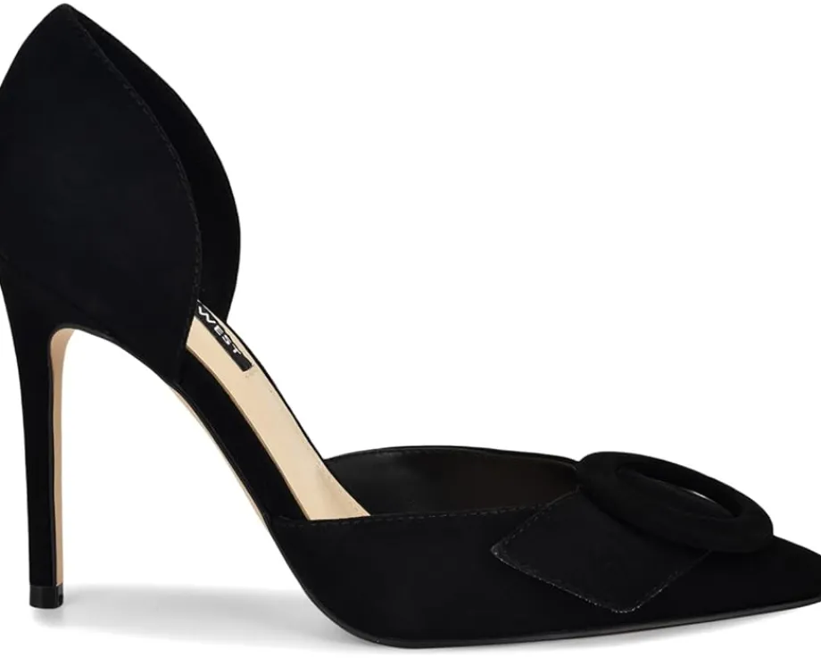 Nine West Frolly Black Suede New