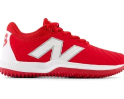 New Balance FuelCell FUSE v4 Turf Trainer Softball Cleats Team Red/Optic White Best