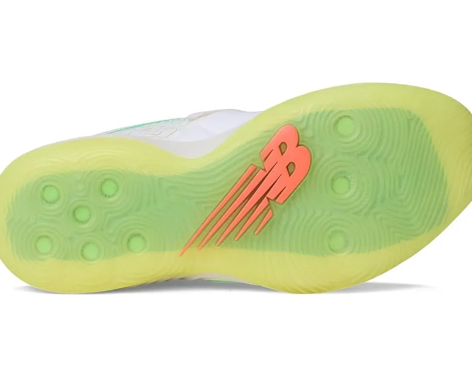 New Balance FuelCell Lindor v2 Off-Field Baseball Cleats Optic White/Neon Dragonfly Hot