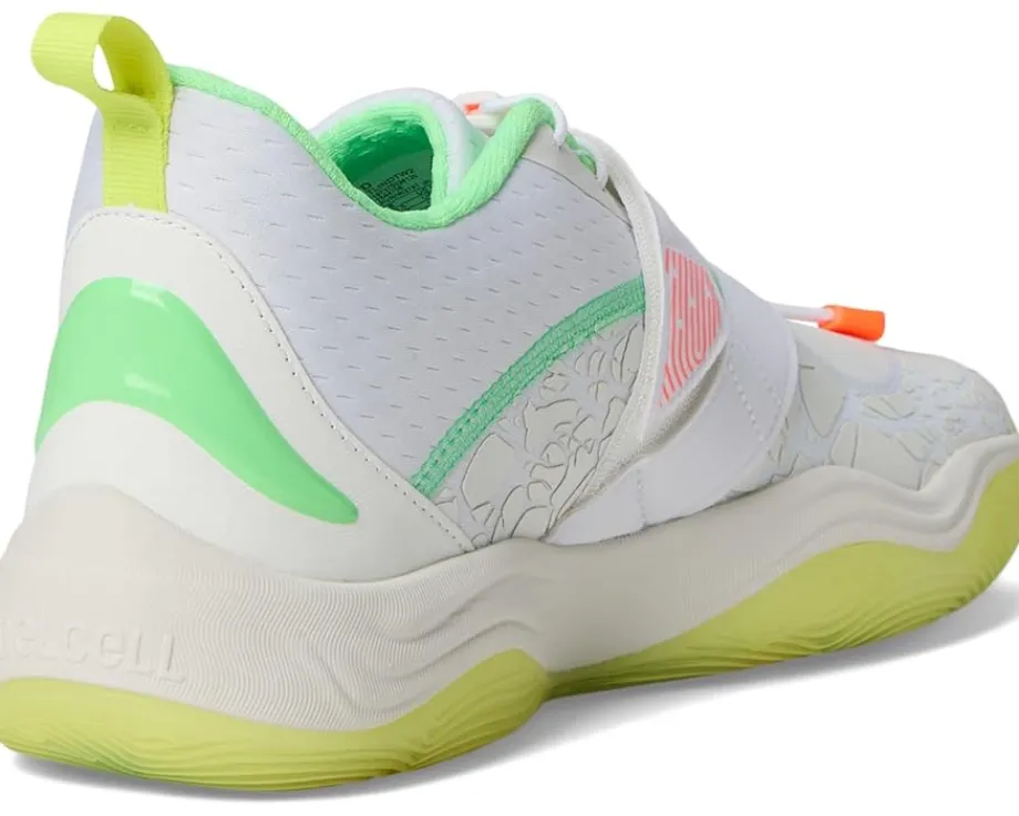 New Balance FuelCell Lindor v2 Off-Field Baseball Cleats Optic White/Neon Dragonfly Hot