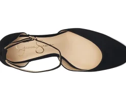 Women Jessica Simpson Fulian Ankle Strap Block Heel Pump