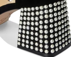 Women Jessica Simpson Fulian Ankle Strap Block Heel Pump