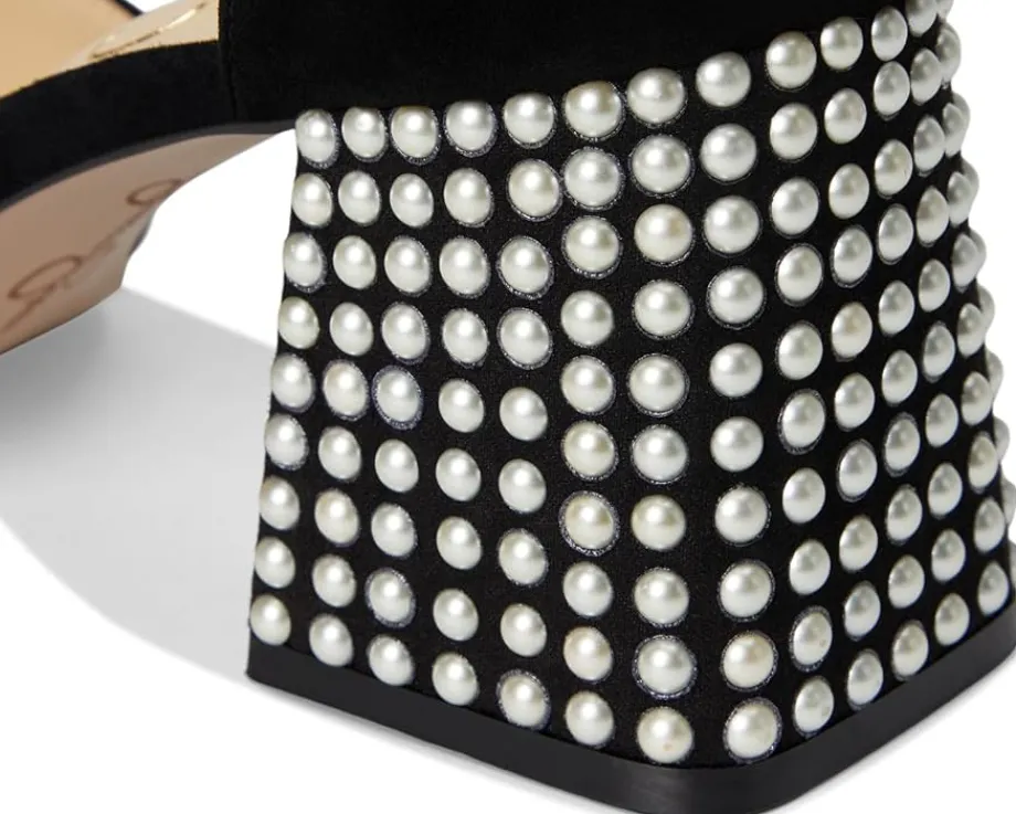 Women Jessica Simpson Fulian Ankle Strap Block Heel Pump