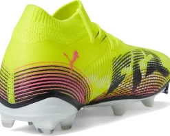 PUMA Future 8 Match Firm, Artificial Ground Soccer Cleats Yellow Alert-Puma Aged Silver-Sun Struck Outlet