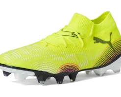PUMA Future 8 Match Firm, Artificial Ground Soccer Cleats Yellow Alert-Puma Aged Silver-Sun Struck Outlet