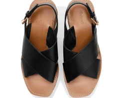 Madewell Gabriella Sandals (Flatform) True Black Hot