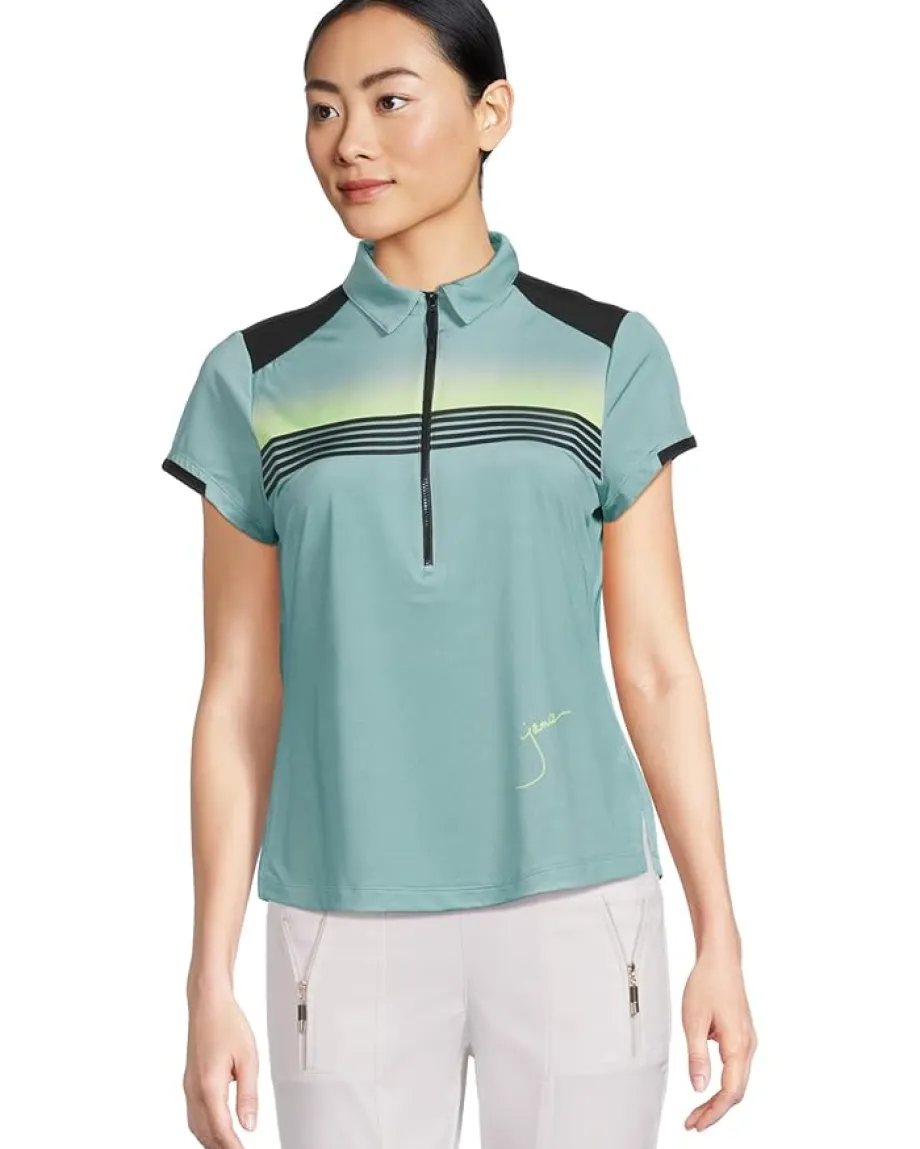 Women Jamie Sadock Gamma Ray Print Polo