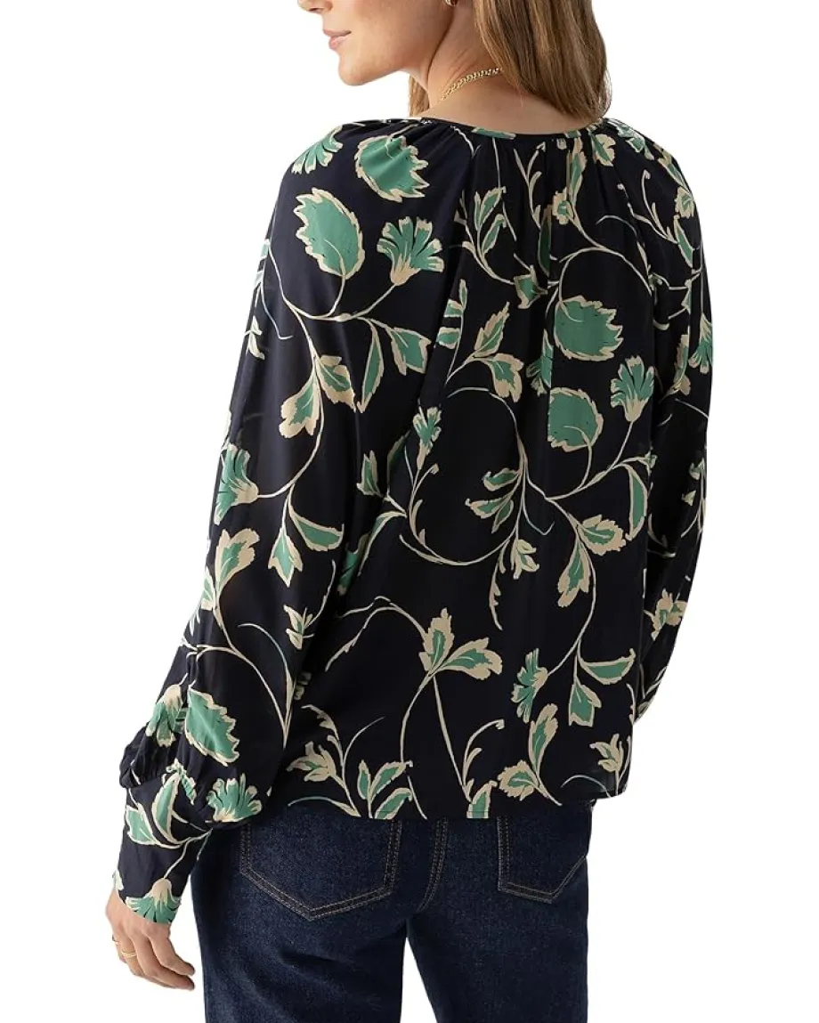 Sanctuary Garden Blouse Evergreen Hot