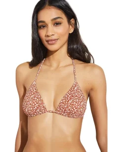 Eberjey Garden Nessa Bikini Top Redwood/Sand Hot
