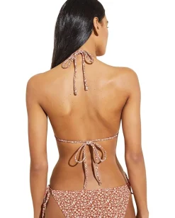 Eberjey Garden Nessa Bikini Top Redwood/Sand Hot