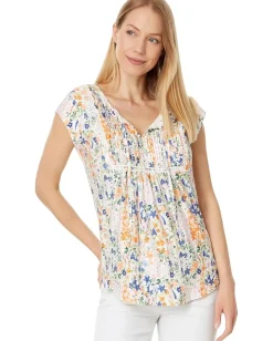 Women Tommy Hilfiger Garden Pintuck Ladder Top