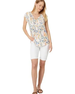 Women Tommy Hilfiger Garden Pintuck Ladder Top