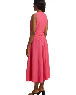 Calvin Klein Gauze Twist Front Aline Rosebud Discount