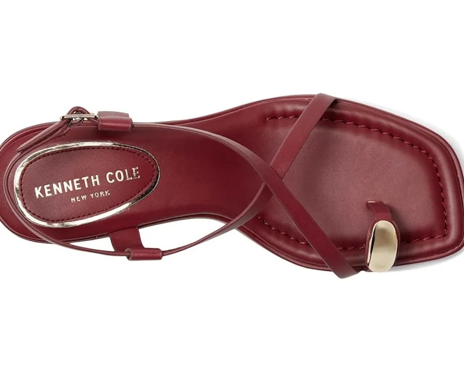 Kenneth Cole New York Geala Dark Red Leather Hot