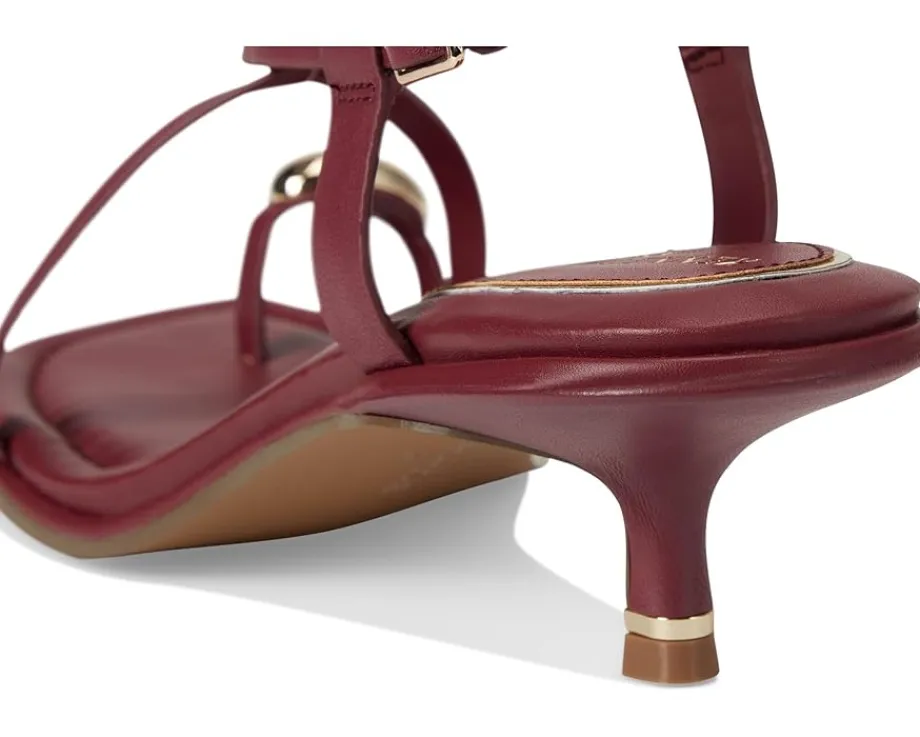 Kenneth Cole New York Geala Dark Red Leather Hot