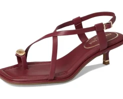 Kenneth Cole New York Geala Dark Red Leather Hot