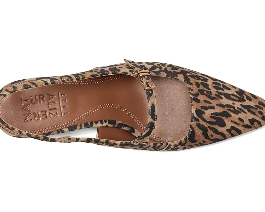 Naturalizer Gemini Dark Brown Leopard Suede New