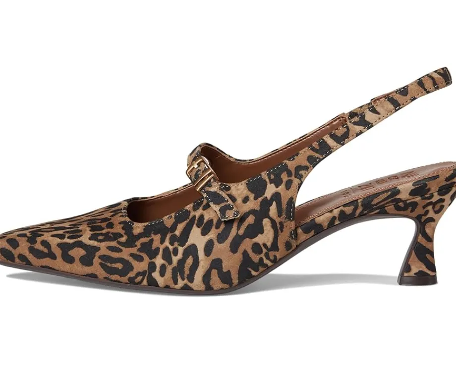 Naturalizer Gemini Dark Brown Leopard Suede New