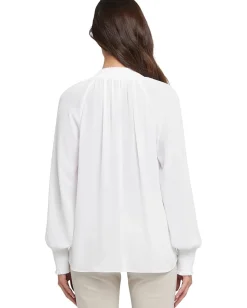 NYDJ Gemma Blouse Optic White Best