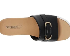LifeStride Genevieve Black Faux Leather Online