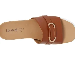 LifeStride Genevieve Tan Faux Leather