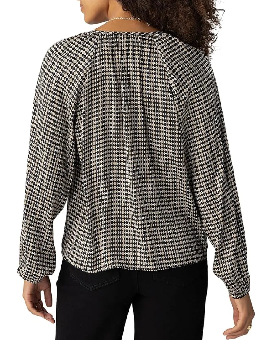 Sanctuary Geo Blouson Blouse Mini Geo Discount