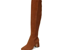 Cole Haan Georgette Over The Knee Boots Tobacco Suede Hot