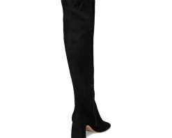 Cole Haan Georgette Over The Knee Boots Black Suede Best