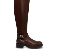 Steve Madden Georgi Brown Leather Hot