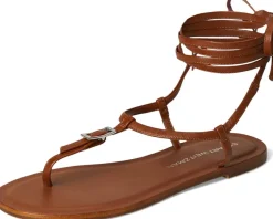 Stuart Weitzman Georgie Lace-Up Bridle Brown Sale