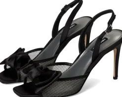 Nine West Gergia Black Satin 001 Outlet