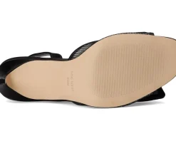 Nine West Gergia Black Satin 001 Outlet