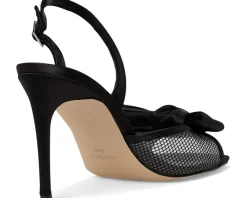 Nine West Gergia Black Satin 001 Outlet