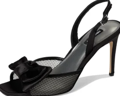 Nine West Gergia Black Satin 001 Outlet
