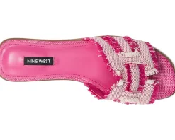 Nine West Germanny Pink/Natural Multi New