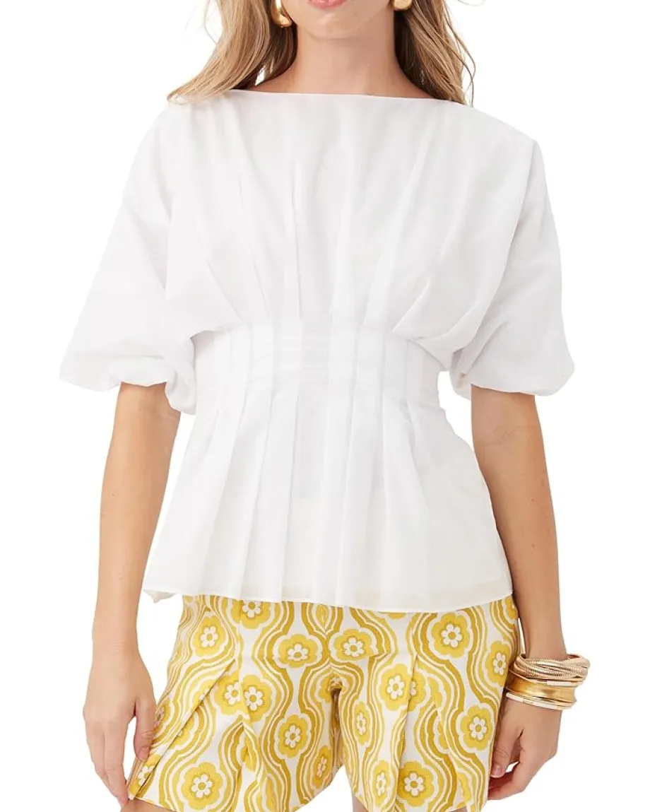 Trina Turk Gian 2 Top White Online