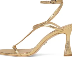 Badgley Mischka Gianni Gold Lizard