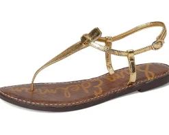 Sam Edelman Gigi Amber Gold Leather Hot