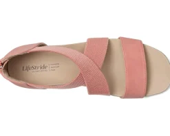 LifeStride Giselle Coral Pink Faux Leather Discount