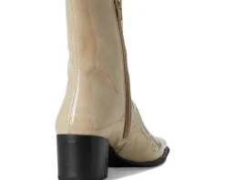 Vagabond Shoemakers Giselle Patent Leather Bootie Sand