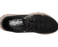 SKECHERS Glide-Step Altus Starlight Shine Hands Free Slip-Ins Black Rose Gold Clearance