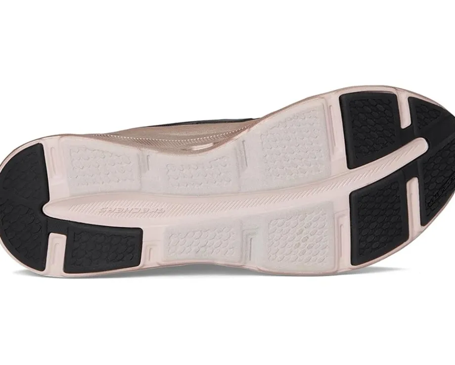 SKECHERS Glide-Step Altus Starlight Shine Hands Free Slip-Ins Black Rose Gold Clearance