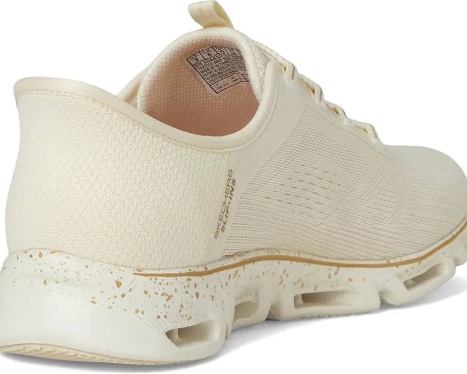 SKECHERS Glide-Step Gratify Pace Hands Free Slip-Ins Natural Gold Sale