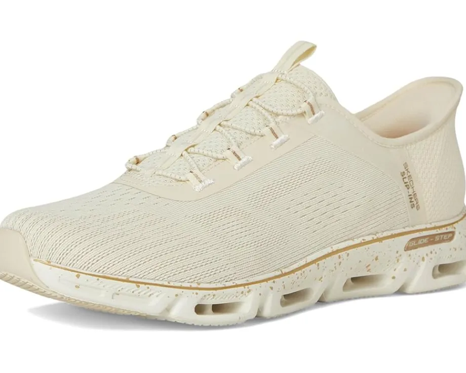 SKECHERS Glide-Step Gratify Pace Hands Free Slip-Ins Natural Gold Sale