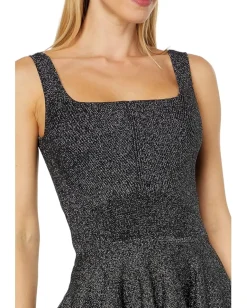 Women Ted Baker Glitzia Metallic Skater Dress