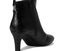 LifeStride Glow Zip Short Boots Black Croco Online