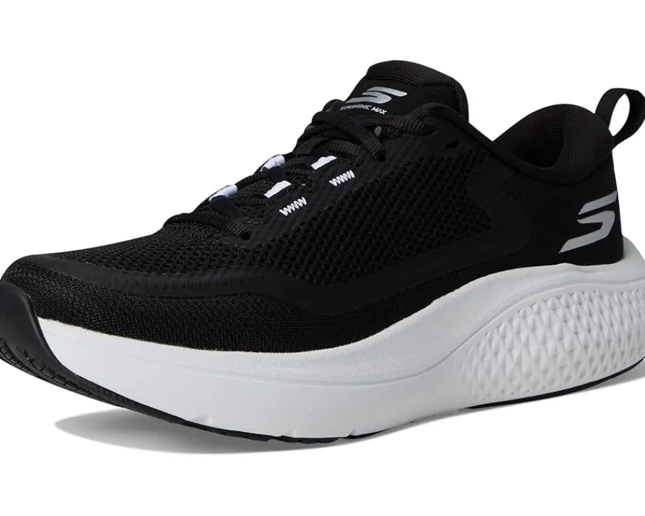 SKECHERS Go Run Supersonic Max Black/White Clearance