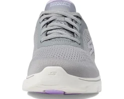 SKECHERS Performance Go Walk 7 - Cosmic Waves Gray/Lavender Sale