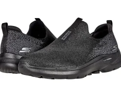 SKECHERS Performance Go Walk 6 - Glimmering Black Hot